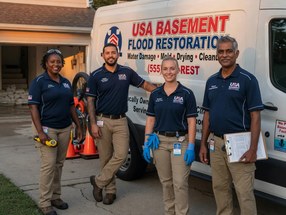Basement Flood Cleanup company in Brisbin, PA